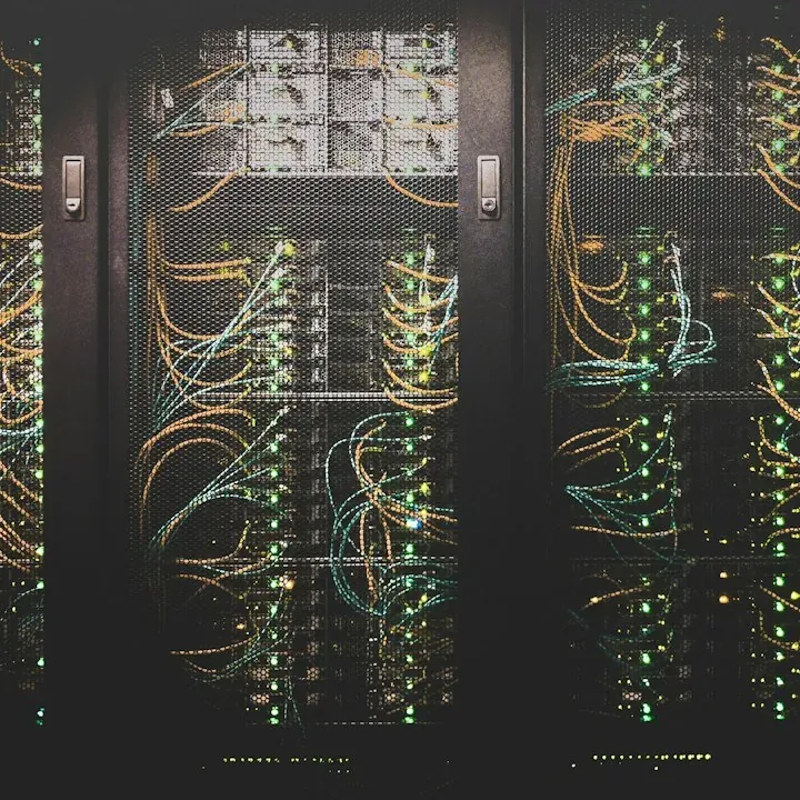 Server racks in a data centre